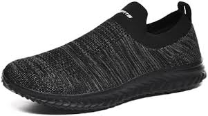 Breathable Mesh Slip-On Walking Sneakers