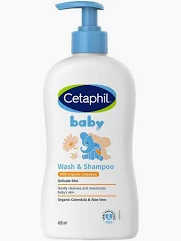 Cetaphil Baby Wash & Shampoo with Organic Calendula 400ml