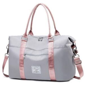 Foldable Waterproof Gym Duffle Bag with Wet Pocket