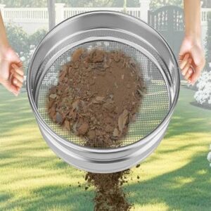 High-Density Polyethylene Handheld Soil Sifter