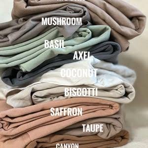 Premium Organic Bamboo Cotton Knit Fabric