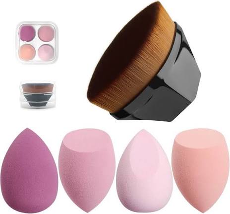 Professional Makeup Sponge Blender Set (4-Pack)