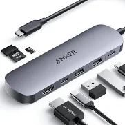 Ultra-Slim 7-in-1 USB-C Hub Adapter