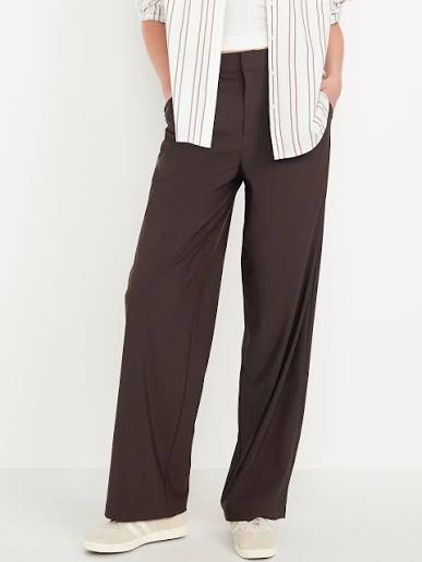 Women's Classic High-Waisted Tapered Trouser Pants