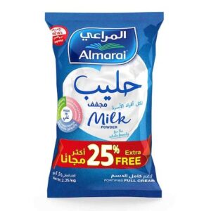 Almarai Full Cream Milk Powder, 2.25 kg, White