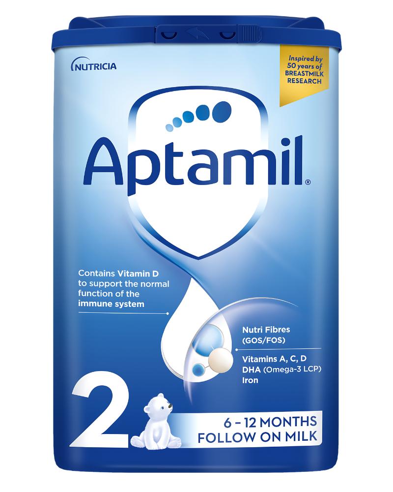 Aptamil Advance 2 Follow-On Formula Milk From 6-12 Months, Easy To Use Pack, 800g