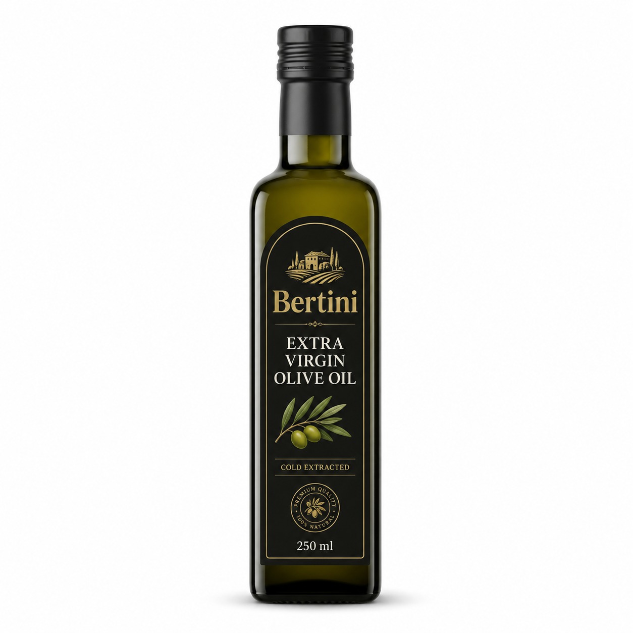 Bertini Extra Virgin Olive Oil 250ml Glass Bottle