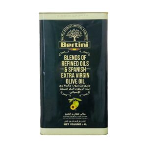 Bertini Spanish Extra Virgin Olive Oil, 4L | Cold Extracted Oil | Less than 0.8% Acidity