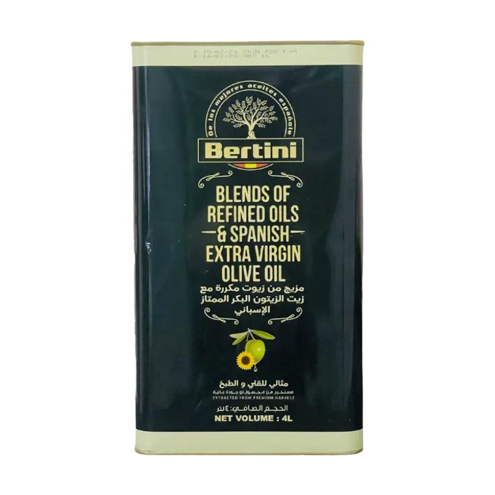 Bertini Spanish Extra Virgin Olive Oil, 4L | Cold Extracted Oil | Less than 0.8% Acidity