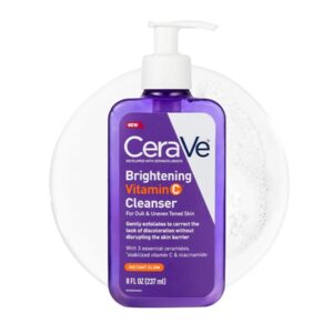 CeraVe Brightening Vitamin C Cleanser for Dull & Uneven Toned Skin (8 fl oz / 237ml)