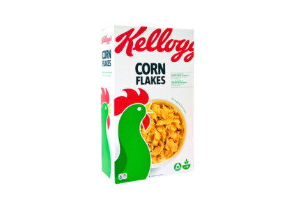 Kellogg's Corn Flakes Original | 375g | Tasty & Nourishing Breakfast | Cholesterol Free | High in Vitamins B1, B2, B3, D & Iron | Quick & Easy Breakfast