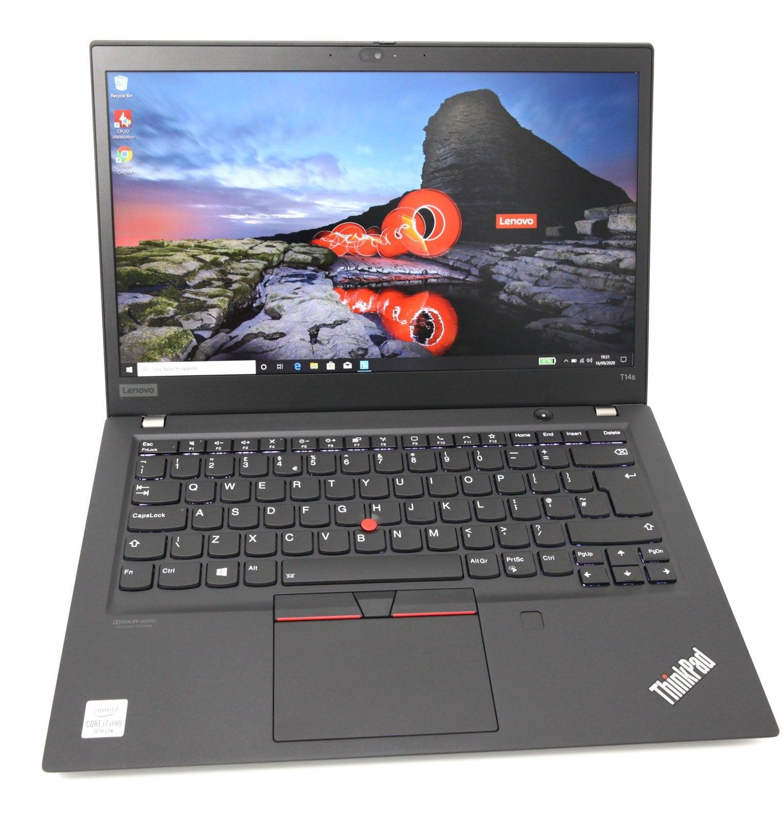 Lenovo ThinkPad T14s Gen 1 14" Slim Business Laptop (Intel Core i7 10th Gen vPro, 16GB RAM, 512GB SSD) - Certified Refurbished