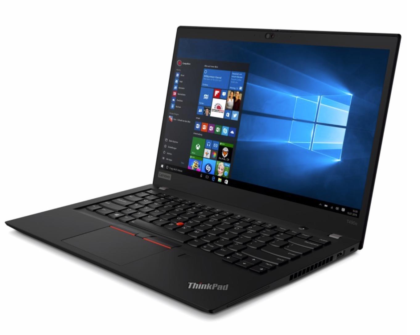 Lenovo ThinkPad T490s 14" Slim Business Laptop (Intel Core i5 8th Gen, 8GB RAM, 256GB SSD) - Certified Refurbished