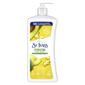 St. Ives Hydrating Body Lotion with Vitamin E & Avocado (21 fl oz / 621ml)