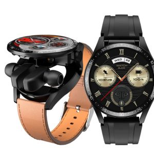 2 In 1 HI-FI Wireless Earphones Men Smart Watch