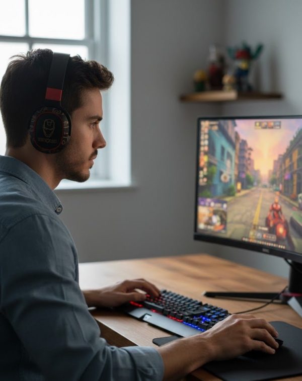 Product-02-Marvel Wireless Gaming Headset with LED Light