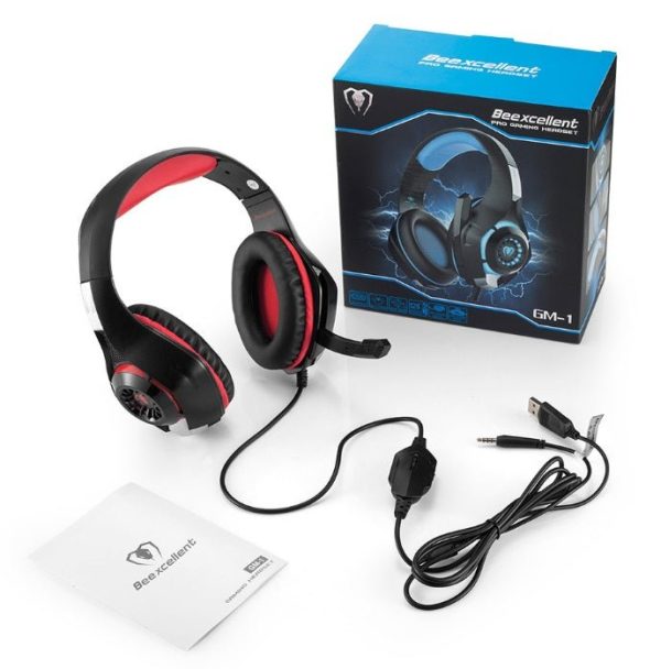 Product-05-In Zhuo GM-1 Computer Notebook Head-Mounted Luminous Gaming Headset With Microphone Jedi To Eat Chicken Earphone Product-05-In Zhuo GM-1 Computer Notebook Head-Mounted Luminous Gaming Headset With Microphone Jedi To Eat Chicken Earphone